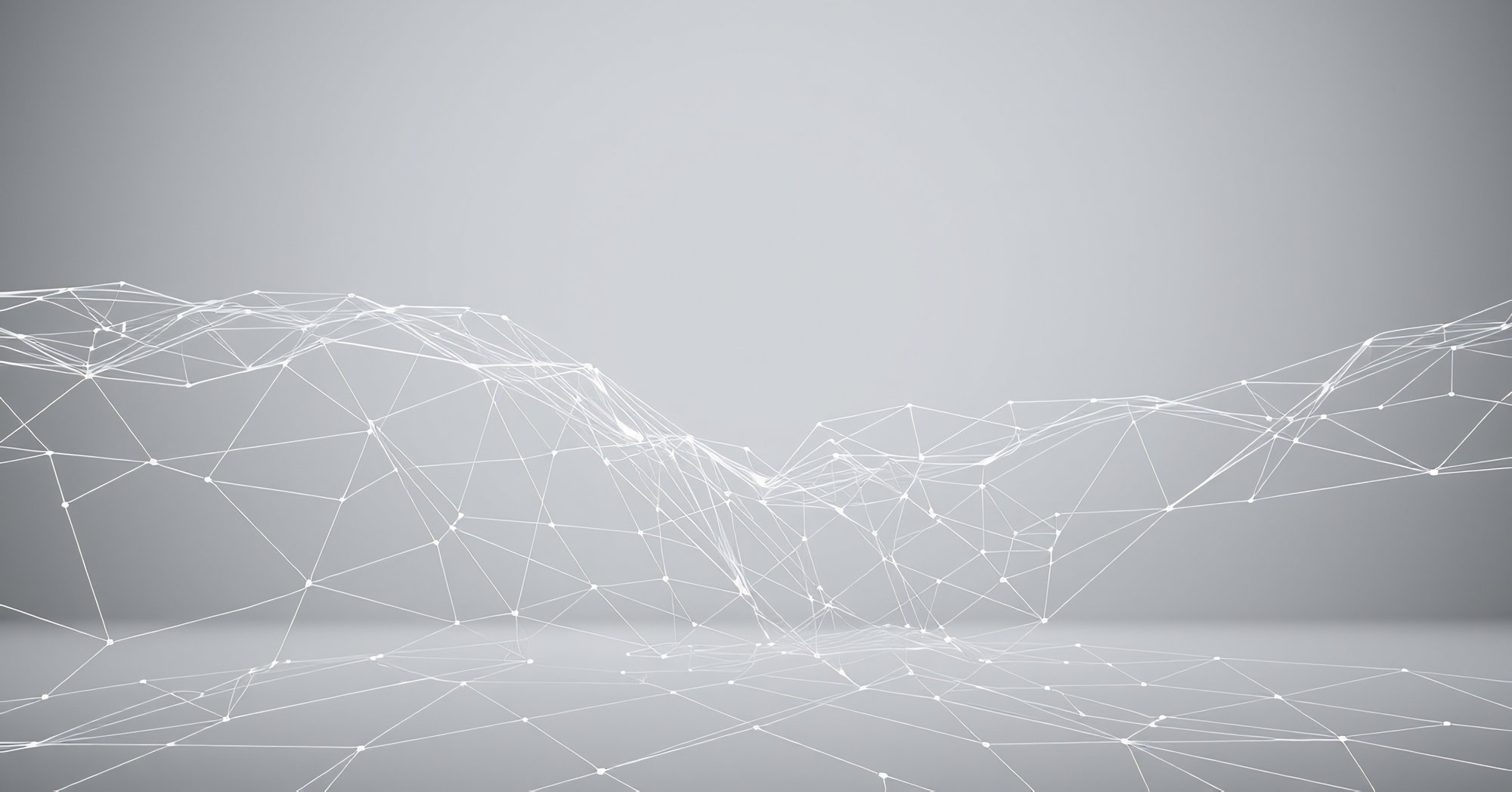 abstract-white-lines-dots-form-geometric-shape-gray-background