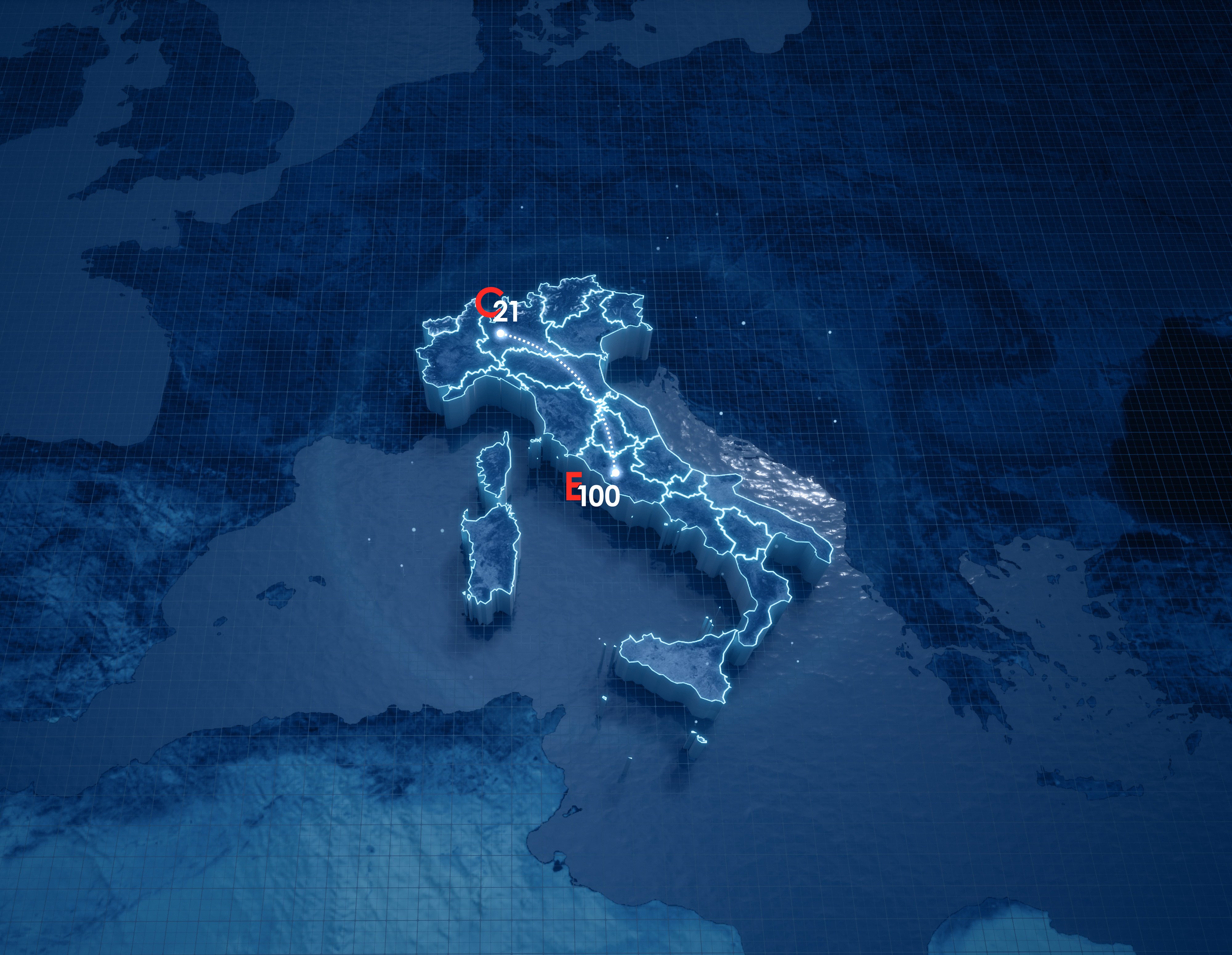 mappa italia 3d